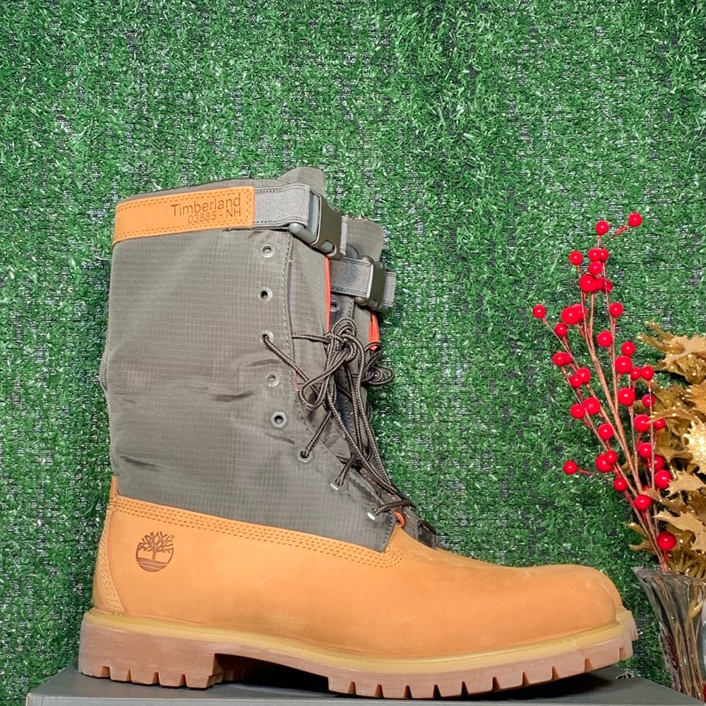 TIMBERLAND MEN'S MIXED-MEDIA GAITER BOOTS - Picture 2 of 8